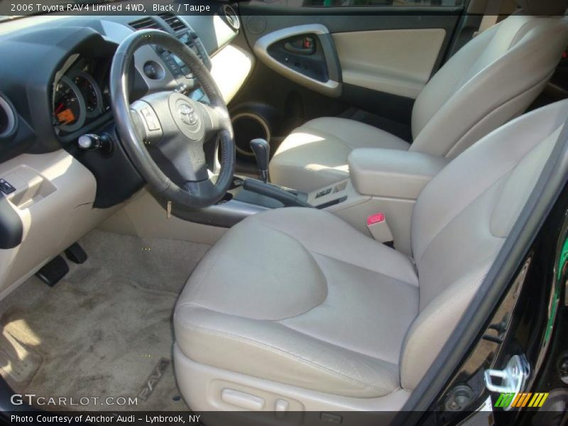Black / Taupe 2006 Toyota RAV4 Limited 4WD