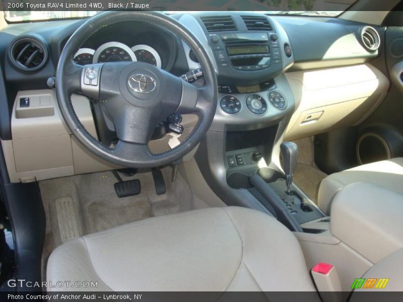 Black / Taupe 2006 Toyota RAV4 Limited 4WD