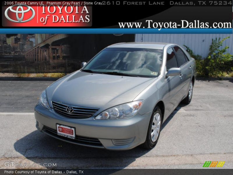 Phantom Gray Pearl / Stone Gray 2006 Toyota Camry LE