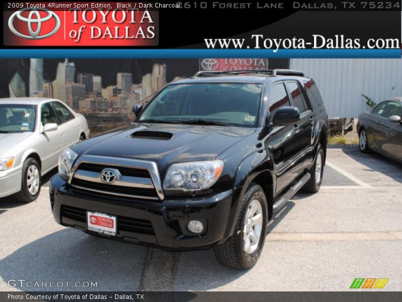 Black / Dark Charcoal 2009 Toyota 4Runner Sport Edition