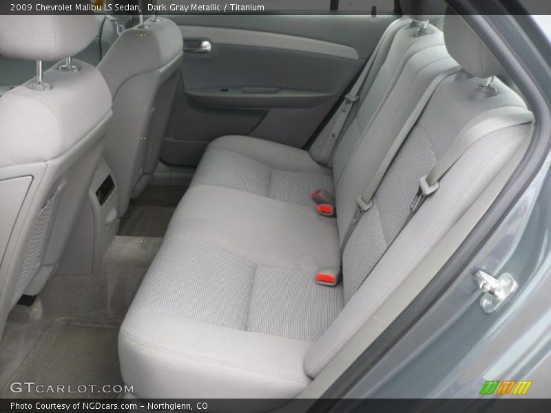 Dark Gray Metallic / Titanium 2009 Chevrolet Malibu LS Sedan