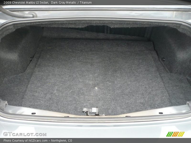 Dark Gray Metallic / Titanium 2009 Chevrolet Malibu LS Sedan
