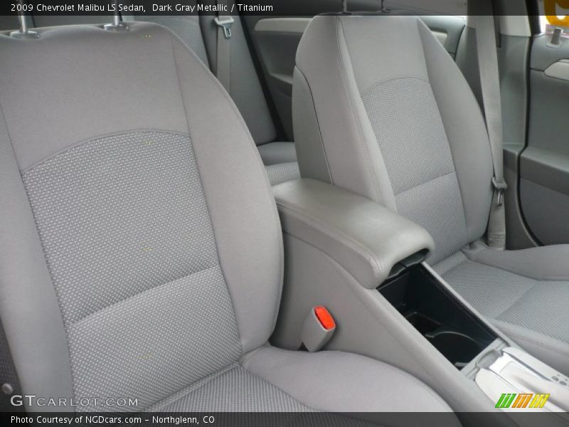 Dark Gray Metallic / Titanium 2009 Chevrolet Malibu LS Sedan
