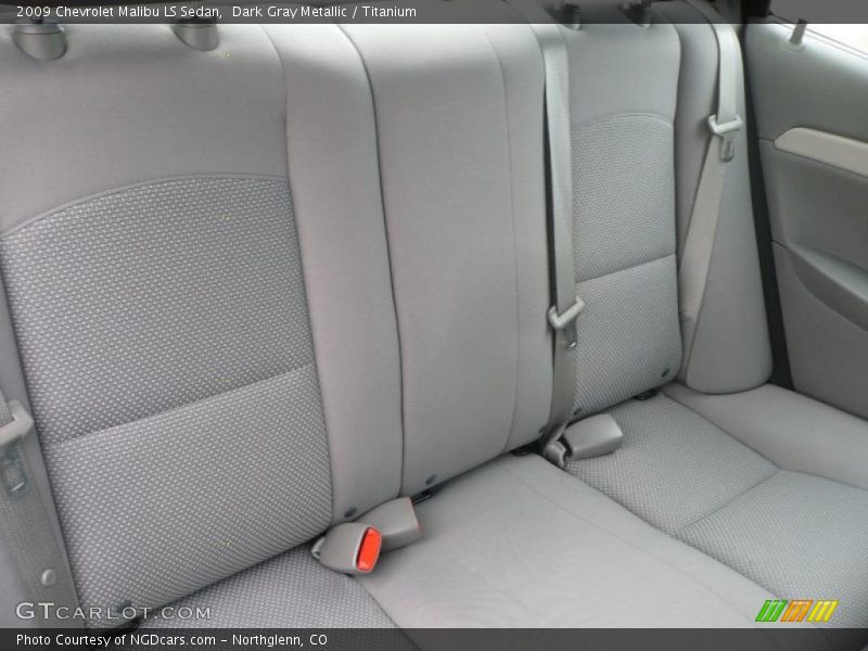 Dark Gray Metallic / Titanium 2009 Chevrolet Malibu LS Sedan