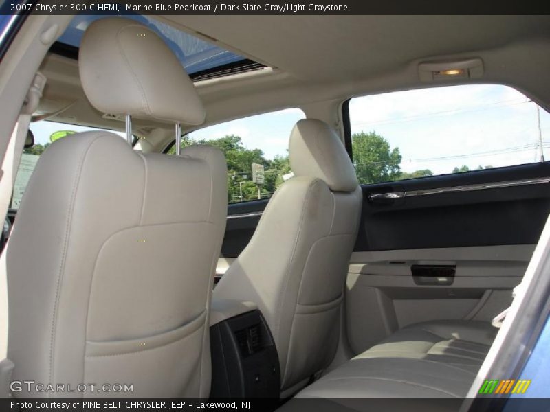 Marine Blue Pearlcoat / Dark Slate Gray/Light Graystone 2007 Chrysler 300 C HEMI