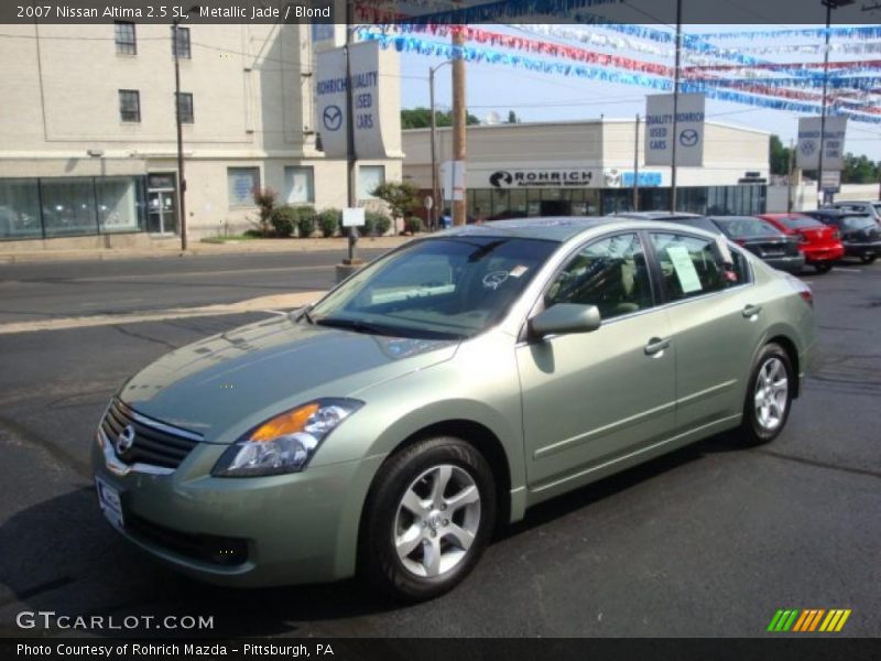 Metallic Jade / Blond 2007 Nissan Altima 2.5 SL