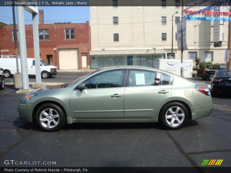 Metallic Jade / Blond 2007 Nissan Altima 2.5 SL