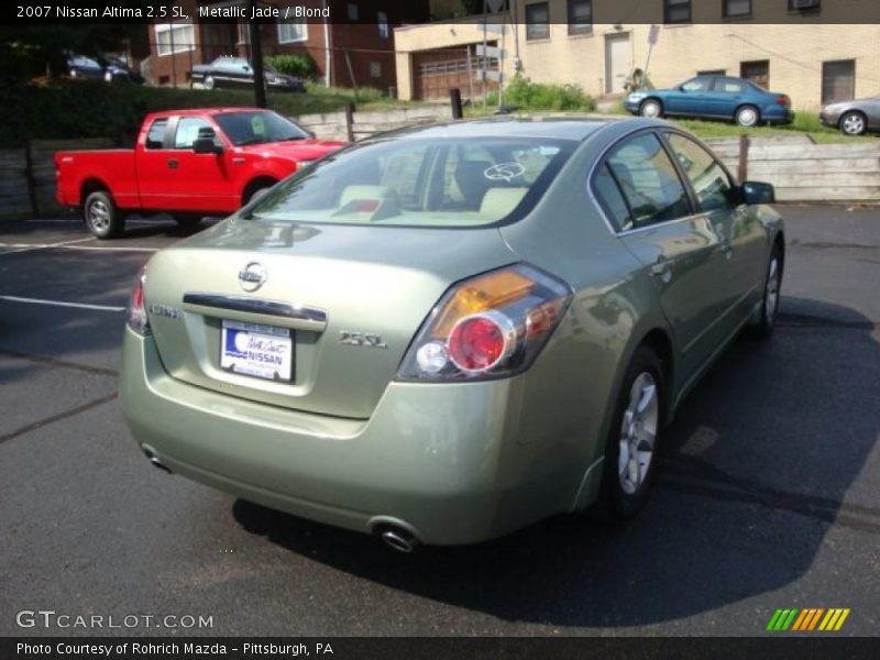 Metallic Jade / Blond 2007 Nissan Altima 2.5 SL