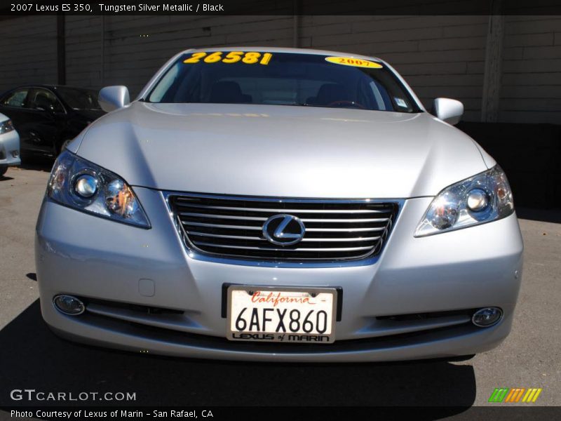 Tungsten Silver Metallic / Black 2007 Lexus ES 350
