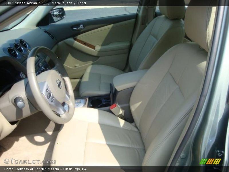Metallic Jade / Blond 2007 Nissan Altima 2.5 SL