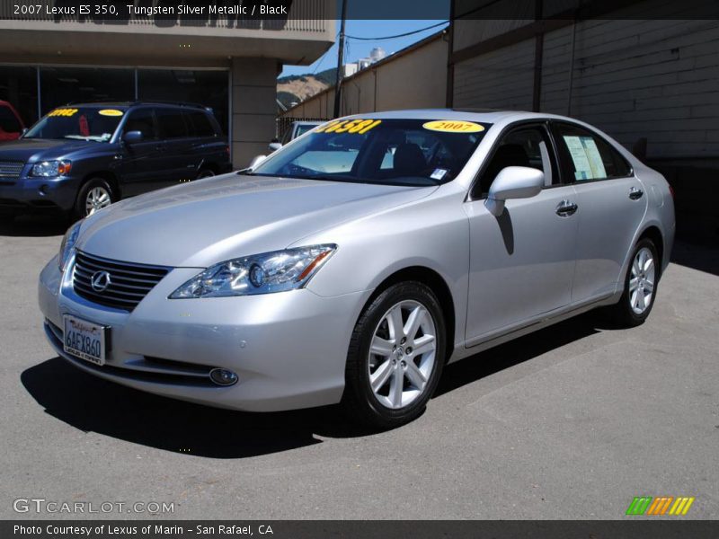 Tungsten Silver Metallic / Black 2007 Lexus ES 350