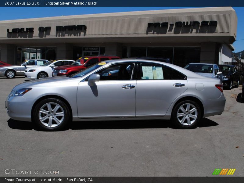Tungsten Silver Metallic / Black 2007 Lexus ES 350