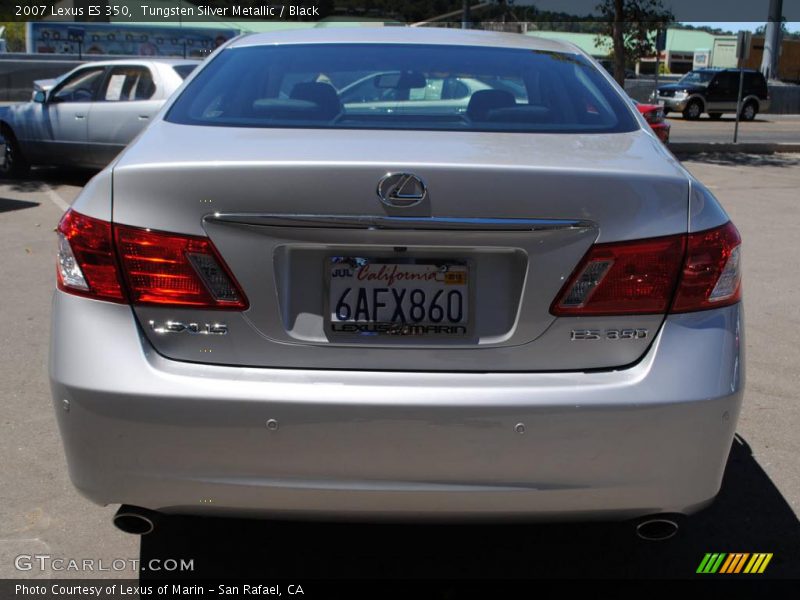 Tungsten Silver Metallic / Black 2007 Lexus ES 350