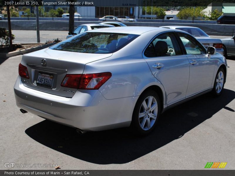Tungsten Silver Metallic / Black 2007 Lexus ES 350