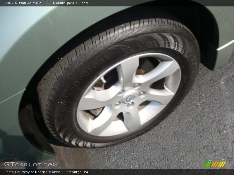 Metallic Jade / Blond 2007 Nissan Altima 2.5 SL