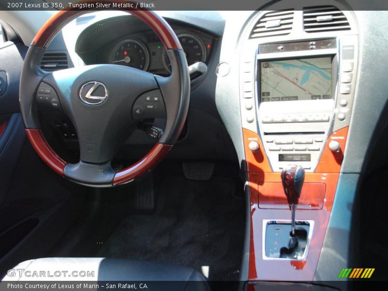 Tungsten Silver Metallic / Black 2007 Lexus ES 350