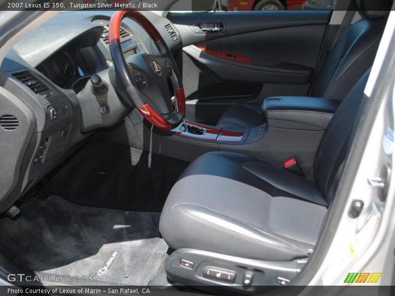 Tungsten Silver Metallic / Black 2007 Lexus ES 350