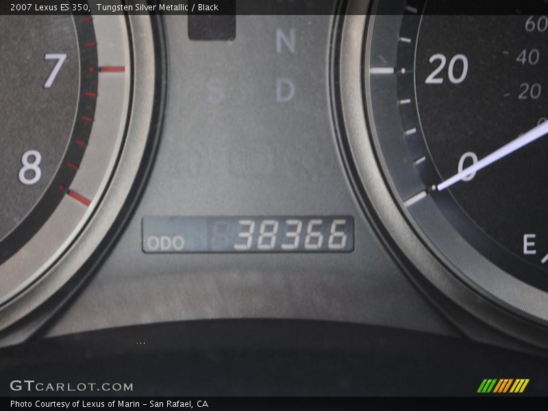 Tungsten Silver Metallic / Black 2007 Lexus ES 350