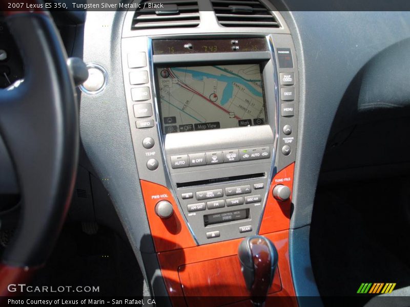 Tungsten Silver Metallic / Black 2007 Lexus ES 350