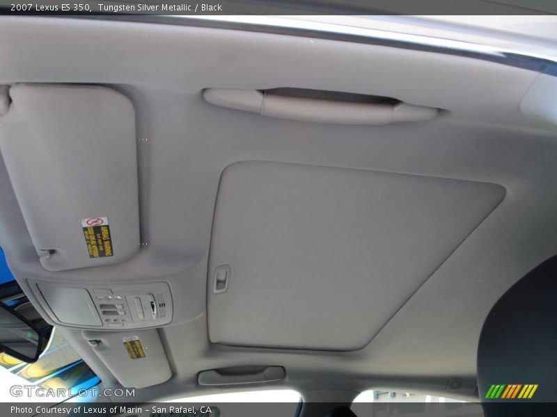 Tungsten Silver Metallic / Black 2007 Lexus ES 350