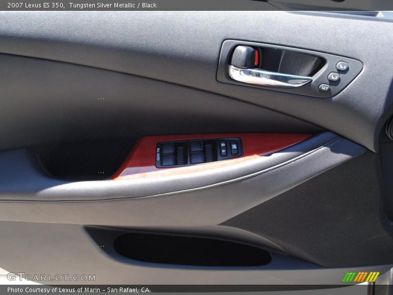 Tungsten Silver Metallic / Black 2007 Lexus ES 350