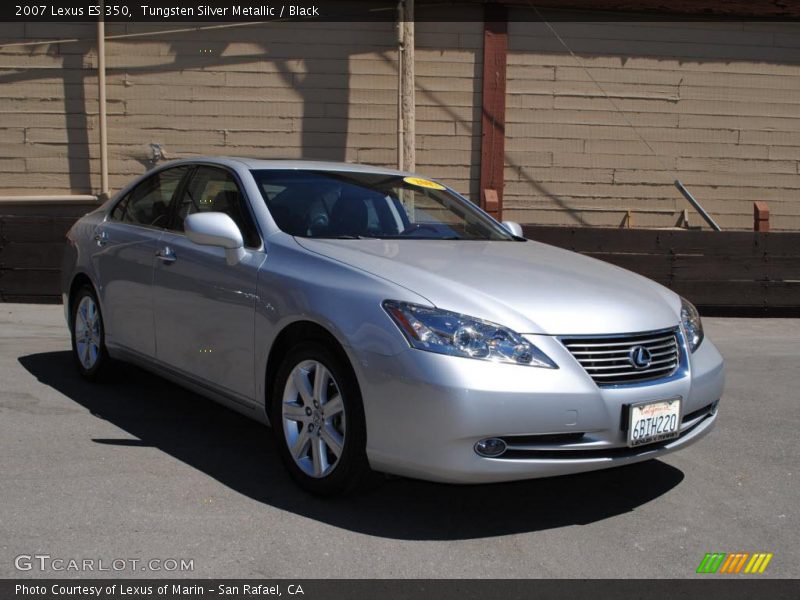 Tungsten Silver Metallic / Black 2007 Lexus ES 350