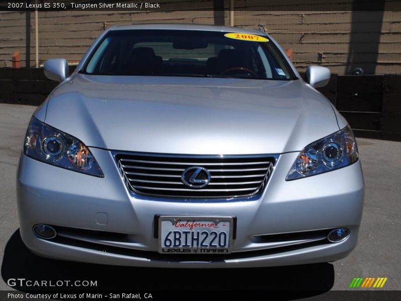 Tungsten Silver Metallic / Black 2007 Lexus ES 350