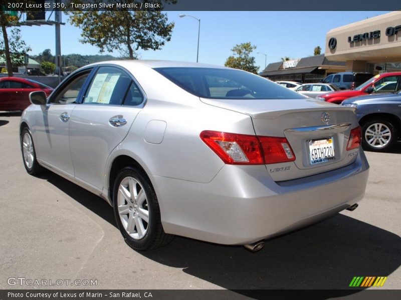 Tungsten Silver Metallic / Black 2007 Lexus ES 350
