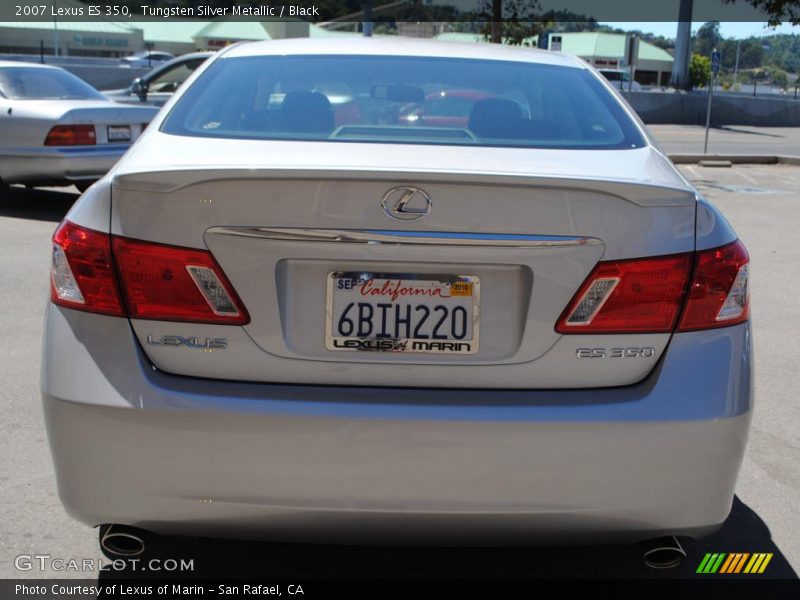 Tungsten Silver Metallic / Black 2007 Lexus ES 350