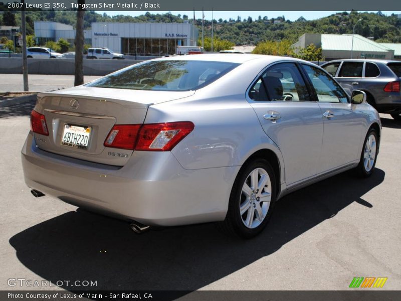 Tungsten Silver Metallic / Black 2007 Lexus ES 350