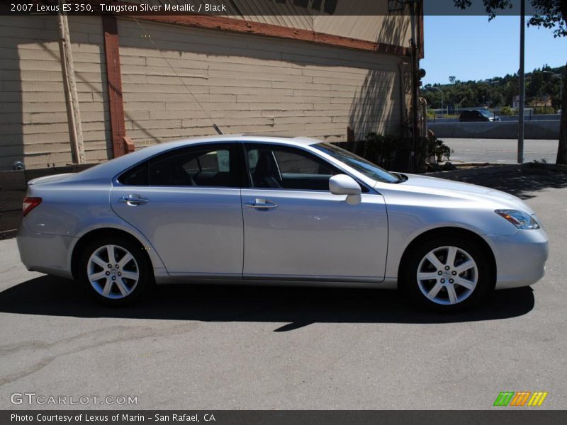 Tungsten Silver Metallic / Black 2007 Lexus ES 350