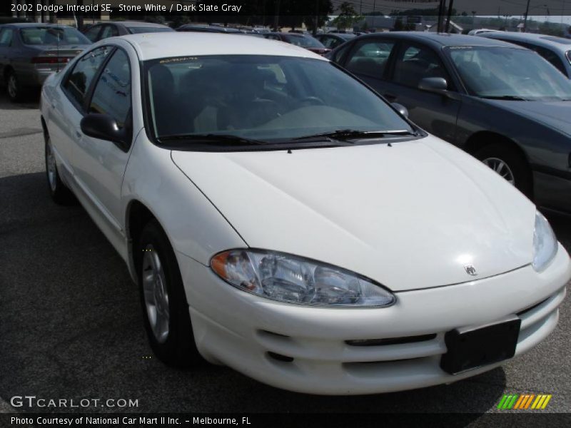 Stone White / Dark Slate Gray 2002 Dodge Intrepid SE