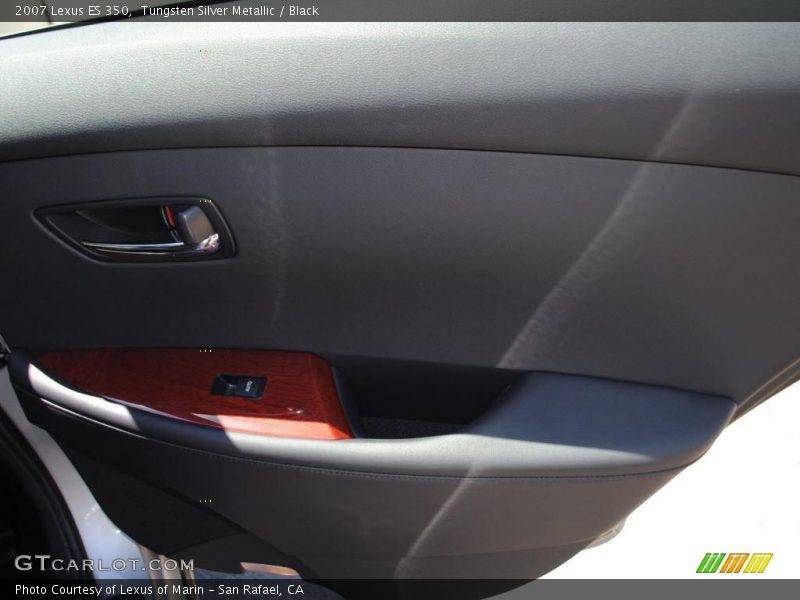 Tungsten Silver Metallic / Black 2007 Lexus ES 350