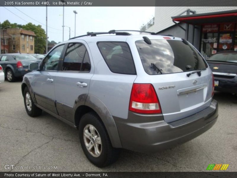 Ice Blue Metallic / Gray 2005 Kia Sorento EX 4WD