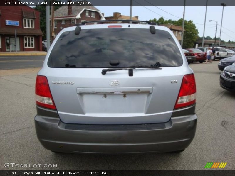 Ice Blue Metallic / Gray 2005 Kia Sorento EX 4WD