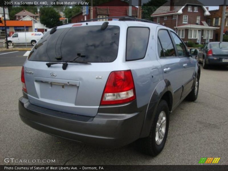 Ice Blue Metallic / Gray 2005 Kia Sorento EX 4WD