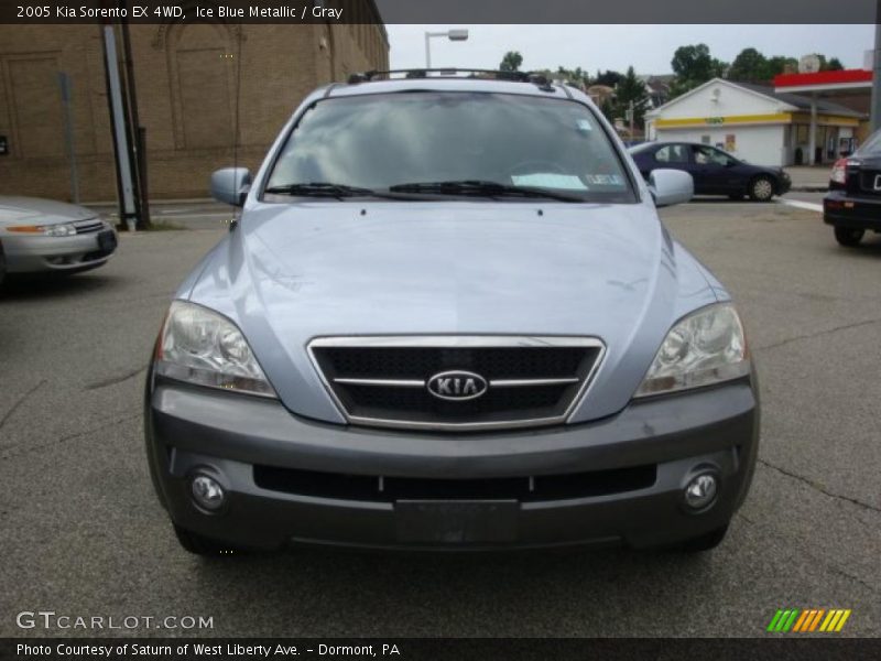 Ice Blue Metallic / Gray 2005 Kia Sorento EX 4WD