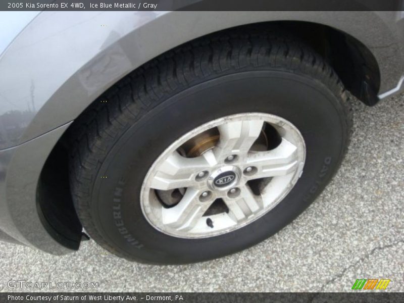 Ice Blue Metallic / Gray 2005 Kia Sorento EX 4WD
