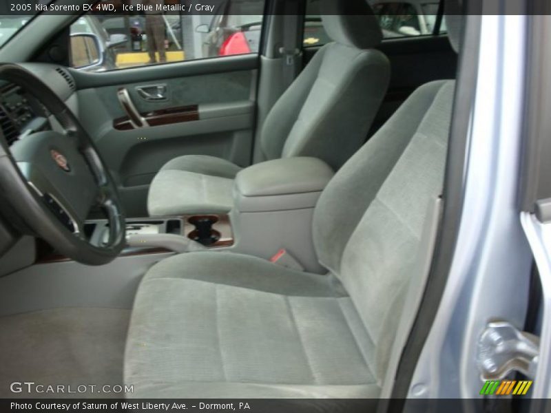 Ice Blue Metallic / Gray 2005 Kia Sorento EX 4WD