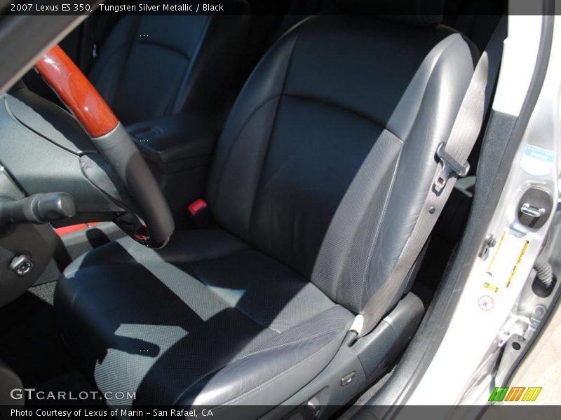 Tungsten Silver Metallic / Black 2007 Lexus ES 350