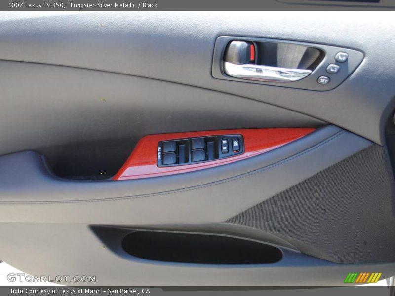 Tungsten Silver Metallic / Black 2007 Lexus ES 350
