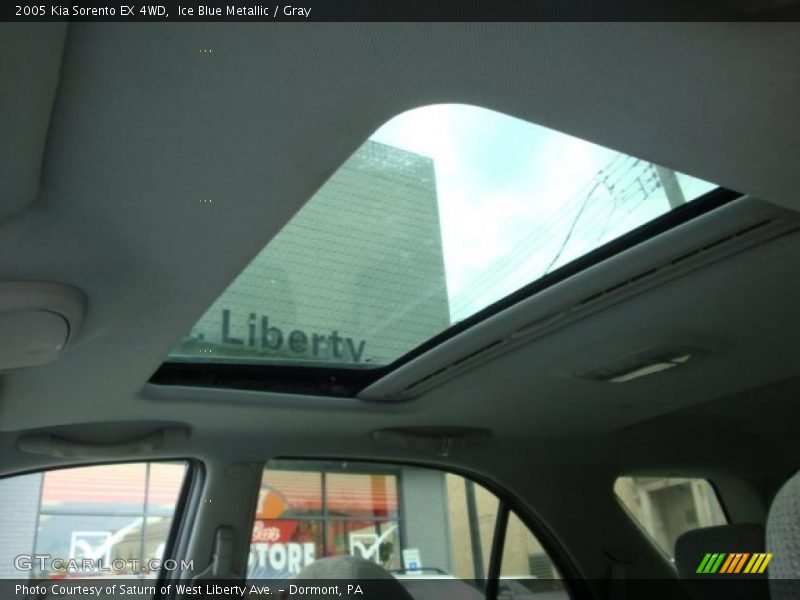 Ice Blue Metallic / Gray 2005 Kia Sorento EX 4WD