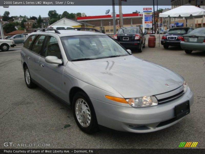 Silver / Gray 2000 Saturn L Series LW2 Wagon