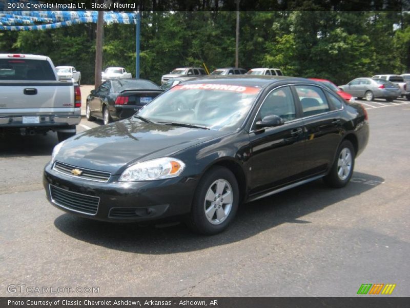 Black / Neutral 2010 Chevrolet Impala LT