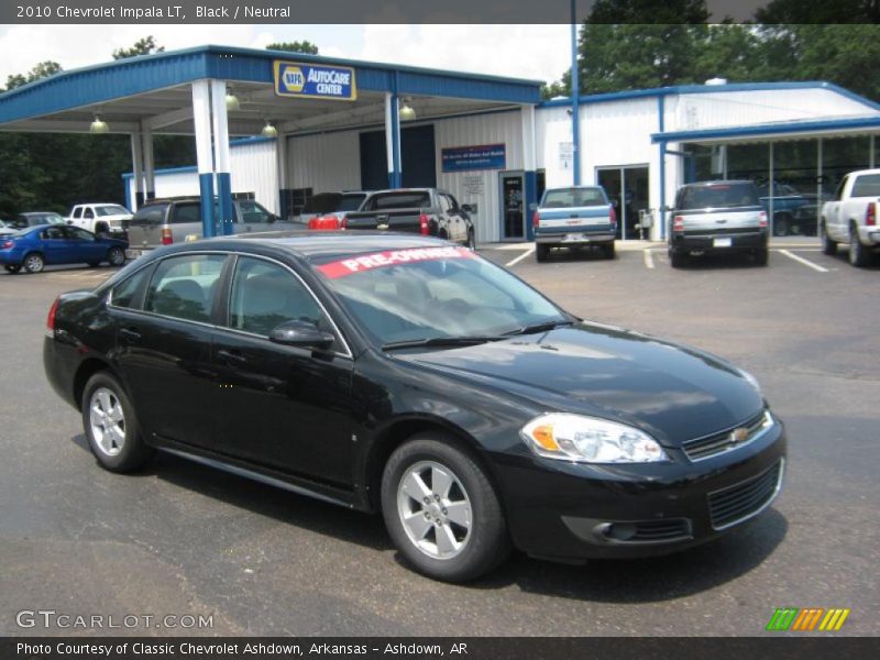 Black / Neutral 2010 Chevrolet Impala LT