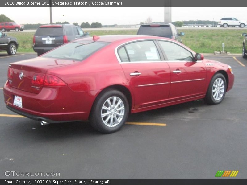 Crystal Red Tintcoat / Cocoa/Cashmere 2010 Buick Lucerne CXL