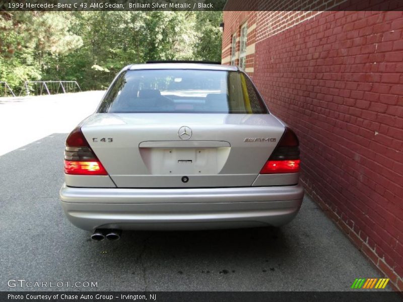 Brilliant Silver Metallic / Black 1999 Mercedes-Benz C 43 AMG Sedan