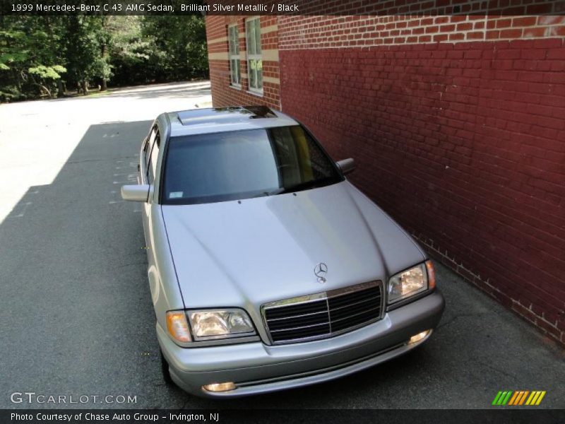 Brilliant Silver Metallic / Black 1999 Mercedes-Benz C 43 AMG Sedan