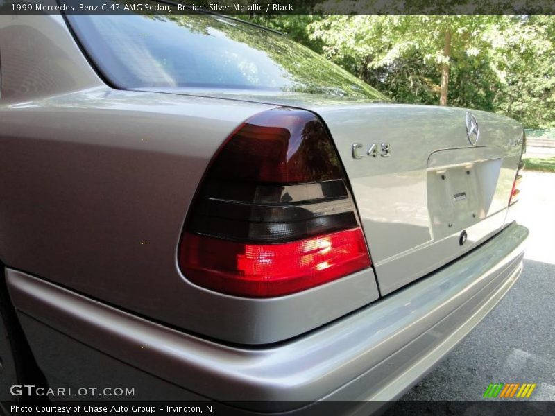 Brilliant Silver Metallic / Black 1999 Mercedes-Benz C 43 AMG Sedan