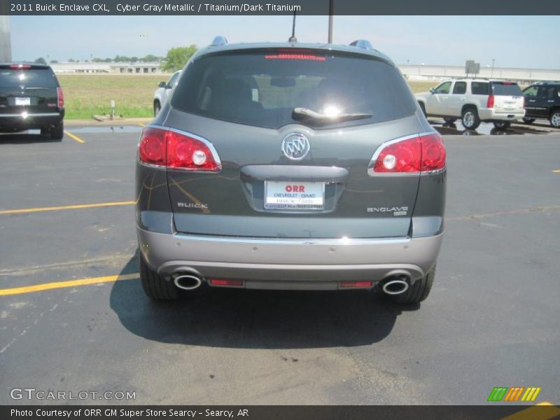 Cyber Gray Metallic / Titanium/Dark Titanium 2011 Buick Enclave CXL